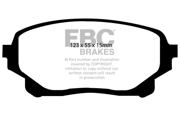 EBC Brakes Ultimax OE Replacement Brake Pad Set – DP1756