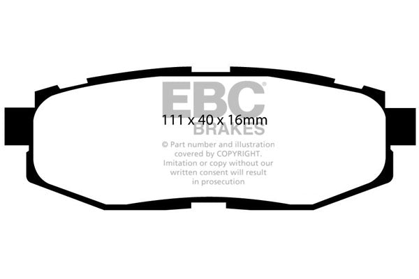 EBC Brakes Bundle – Rear 290mm GD Discs with Bluestuff Pads – PD14KR333