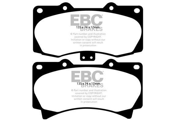EBC Brakes Yellowstuff 4000 Series Street – DP41758R