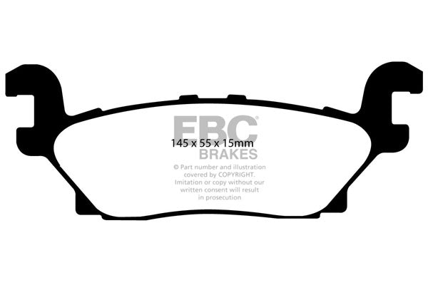 EBC Brakes Yellowstuff 4000 Series Street – DP41760R