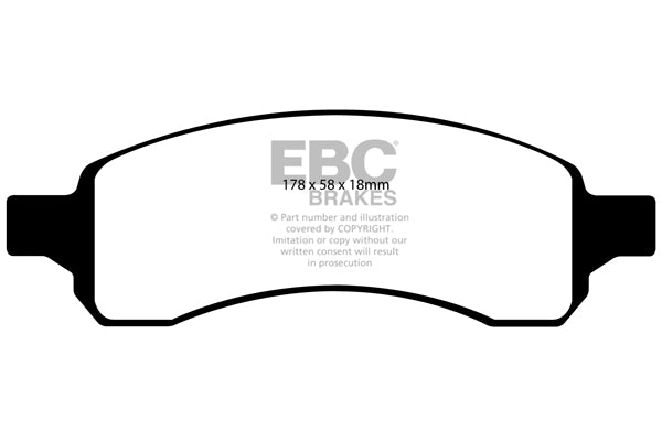 EBC Brakes Yellowstuff 4000 Series Street – DP41761R