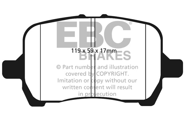 EBC Brakes Yellowstuff 4000 Series Street – DP41763R