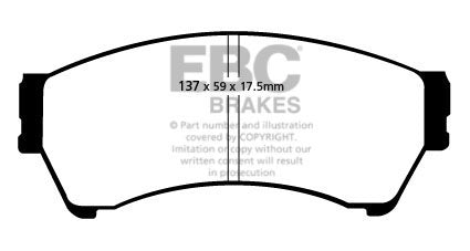 EBC Brakes Yellowstuff 4000 Series Street – DP41764R