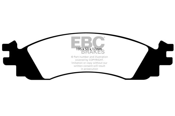 EBC Brakes Yellowstuff 4000 Series Street – DP41766R