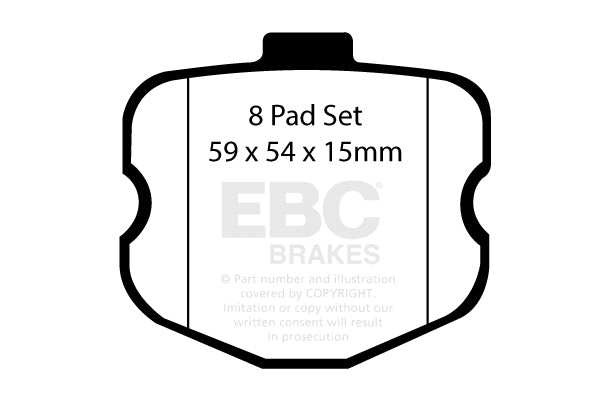 EBC Brakes Bundle Rear 340mm GD Discs with Bluestuff Pads PD14KR339 - Performance HQ - United Kingdom