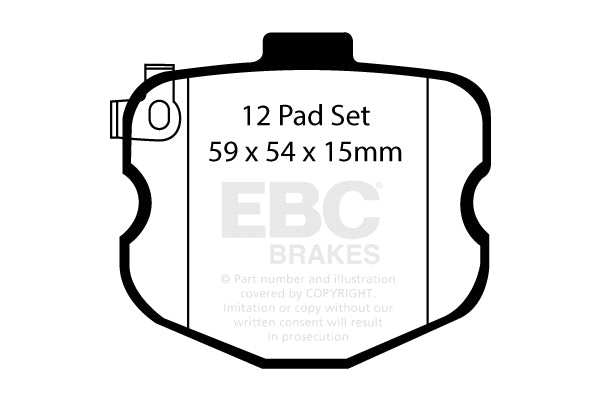 EBC Brakes Bundle Front 355mm GD Discs with Redstuff Pads PD12KF104 - Performance HQ - United Kingdom