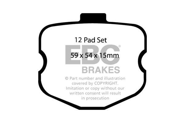 EBC Brakes Bundle Front 355mm USR Discs with Redstuff Pads PD07KF084 - Performance HQ - United Kingdom