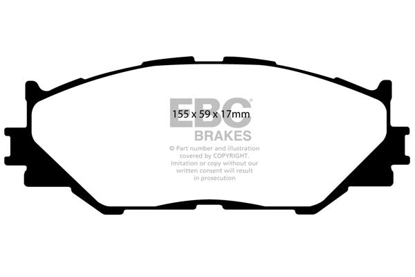 EBC Brakes Yellowstuff 4000 Series Street – DP41772R