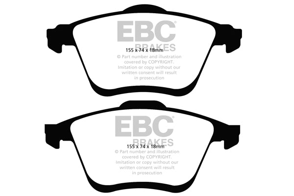 EBC Brakes Yellowstuff 4000 Series Street – DP41773R