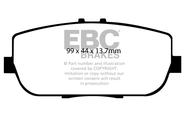 EBC Brakes Yellowstuff 4000 Series Street – DP41773R