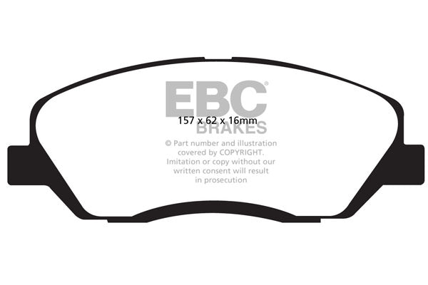 EBC Brakes Yellowstuff 4000 Series Street – DP41780R