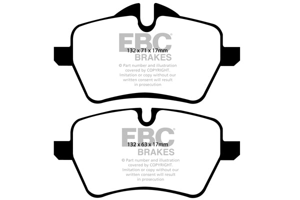 EBC Brakes Bundle – Front 294mm BSD Discs with Bluestuff Pads – PD19KF691