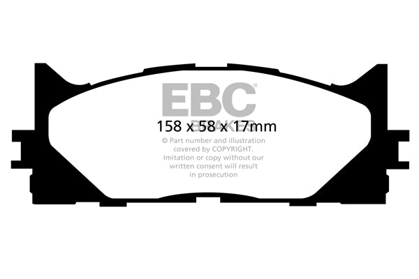 EBC Brakes Yellowstuff 4000 Series Street – DP41790R