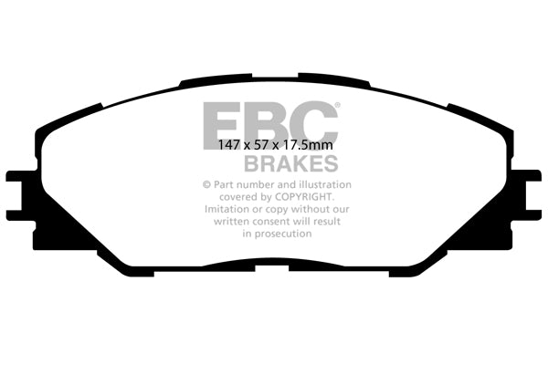 EBC Brakes Yellowstuff 4000 Series Street – DP41790R