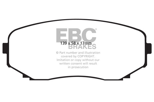 EBC Brakes Yellowstuff 4000 Series Street – DP41793R