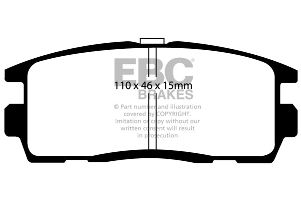 EBC Brakes Ultimax OE Replacement Brake Pad Set – DP1797