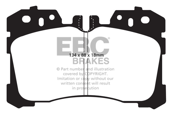 EBC Brakes Yellowstuff 4000 Series Street – DP4180R