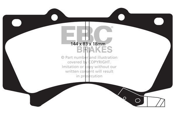 EBC Brakes Bundle – Front 354mm GD Discs with Bluestuff Pads – PD14KF715