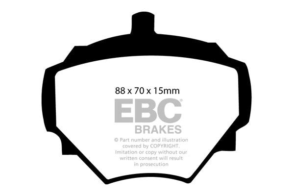 EBC Brakes Ultimax OE Replacement Brake Pad Set – DP182