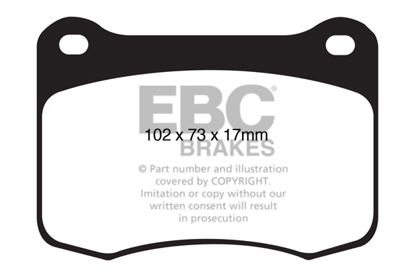 EBC Brakes Yellowstuff 4000 Series Street – DP41820R