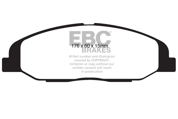 EBC Brakes Yellowstuff 4000 Series Street – DP41827R