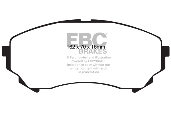 EBC Brakes Yellowstuff 4000 Series Street – DP41827R