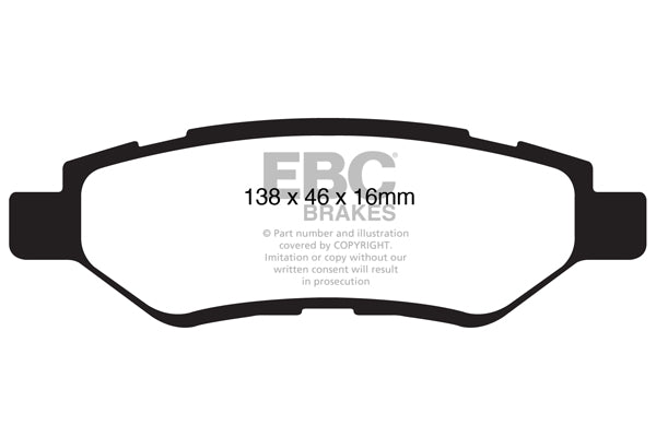 EBC Brakes Yellowstuff 4000 Series Street – DP41829R