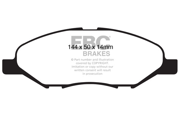 EBC Brakes Ultimax OE Replacement Brake Pad Set – DP1832