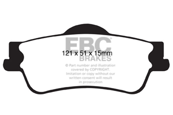 EBC Brakes Yellowstuff 4000 Series Street – DP41834R