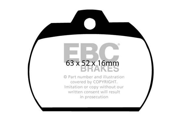 EBC Brakes Ultimax OE Replacement Brake Pad Set – DP184
