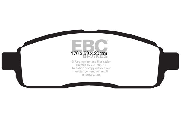 EBC Brakes Yellowstuff 4000 Series Street – DP41843R