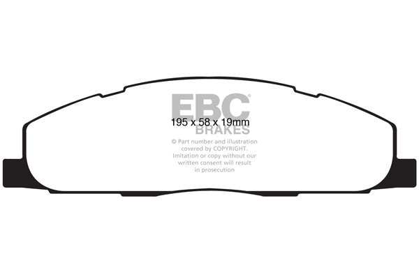EBC Brakes Bundle Rear 358mm USR Discs with Greenstuff 6000 Pads PD06KR161 - Performance HQ - United Kingdom