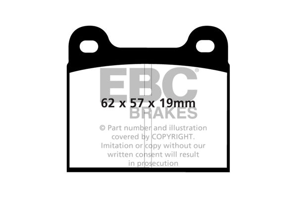 EBC Brakes Ultimax OE Replacement Brake Pad Set – DP185