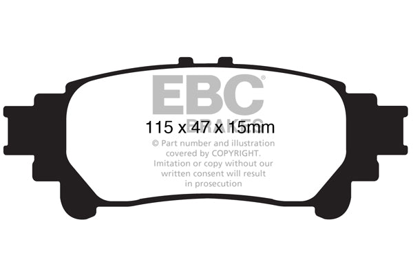 EBC Brakes Yellowstuff 4000 Series Street – DP41850R