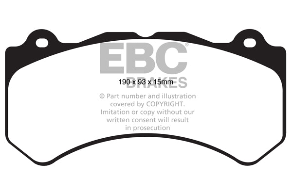 EBC Brakes Bundle – Front 380mm GD Discs with Bluestuff Pads – PD14KF732