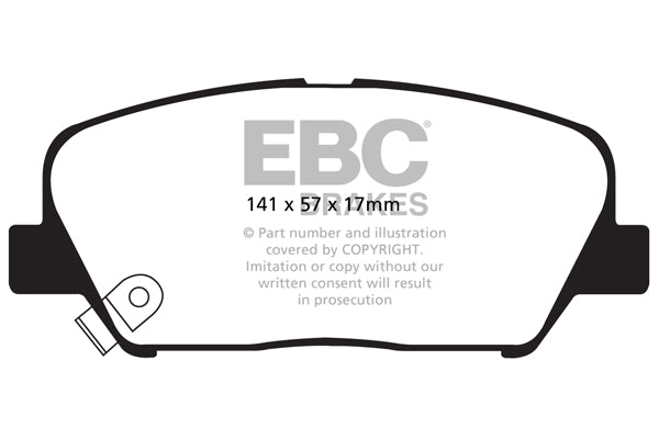 EBC Brakes Yellowstuff 4000 Series Street – DP41856R