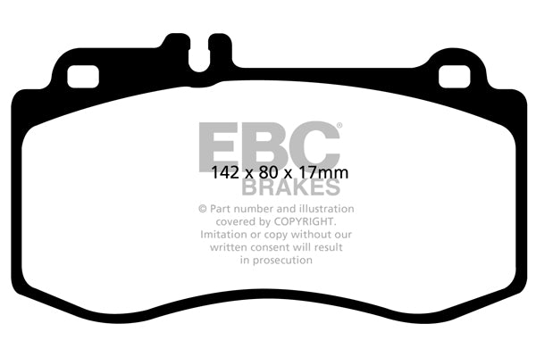 EBC Brakes Yellowstuff 4000 Series Street – DP41856R
