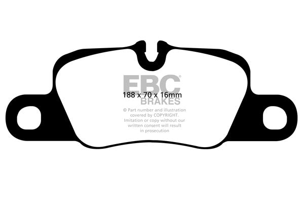 EBC Brakes Ultimax OE Replacement Brake Pad Set – DP817