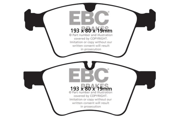 EBC Brakes Yellowstuff 4000 Series Street – DP41860R