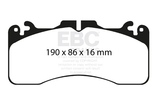 EBC Brakes Yellowstuff 4000 Series Street – DP41867R