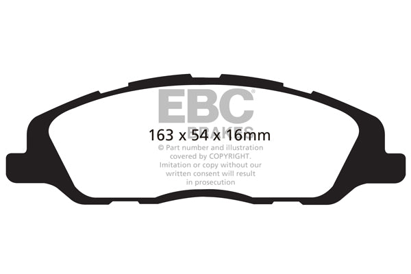 EBC Brakes Bundle – Front 336mm GD Discs with Bluestuff Pads – PD14KF742