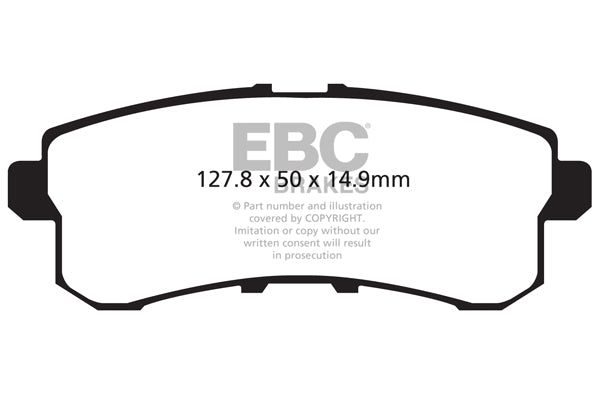 EBC Brakes Yellowstuff 4000 Series Street – DP41876R