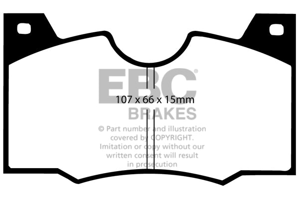 EBC Brakes Yellowstuff 4000 Series Street – DP41889R