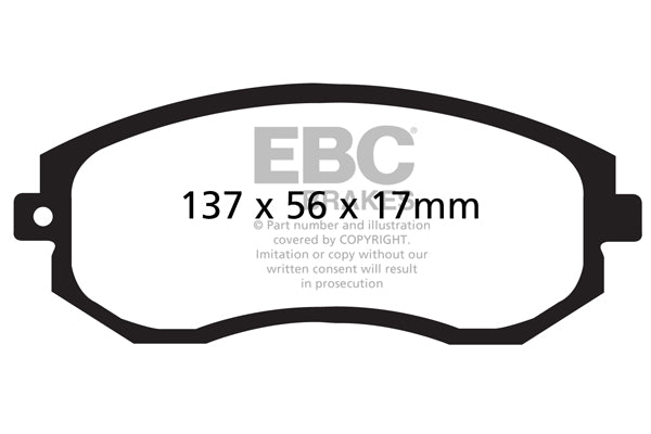 EBC Brakes Bundle – Front 294mm BSD Discs with Bluestuff Pads – PD19KF750