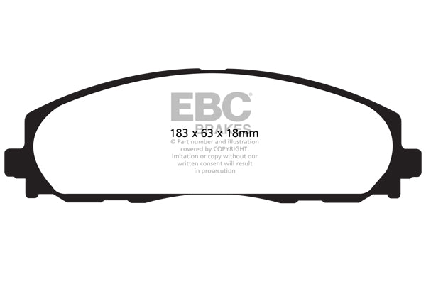 EBC Brakes Yellowstuff 4000 Series Street – DP41884R