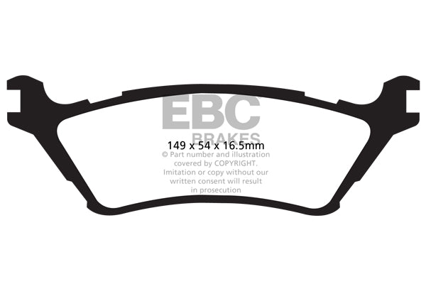 EBC Brakes Ultimax OE Replacement Brake Pad Set – DP1891