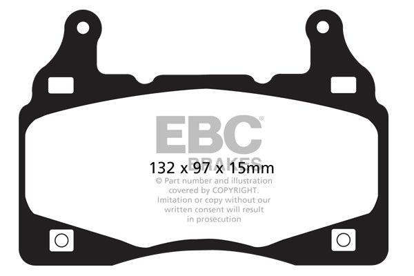 EBC Brakes Bundle – Front 355mm GD Discs with Bluestuff Pads – PD14KF753