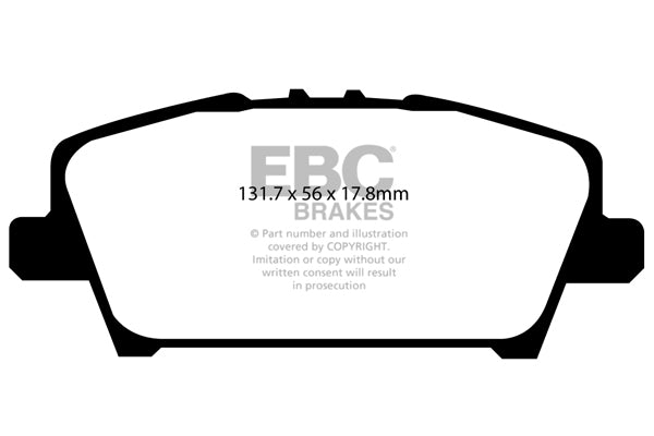 EBC Brakes Bundle – Front 282mm BSD Discs with Yellowstuff Pads – PD18KF056