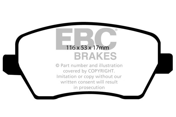 EBC Brakes Yellowstuff 4000 Series Street – DP41903R