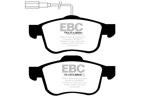 EBC Brakes Yellowstuff 4000 Series Street – DP41904R